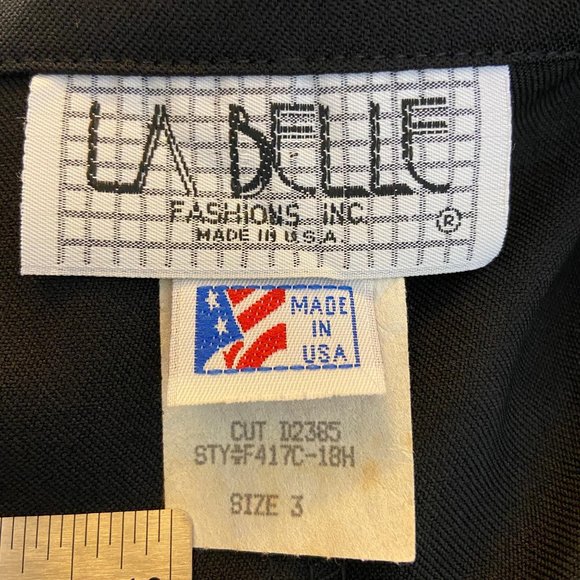 La Belle Women’s Black Blazer size 3 - Picture 7 of 7